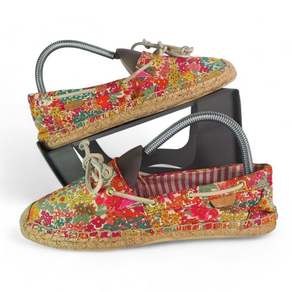 Sperry Top-Sider‎ Katama Liberty Slip-on Espadrille Flats STS91860 Women's 8